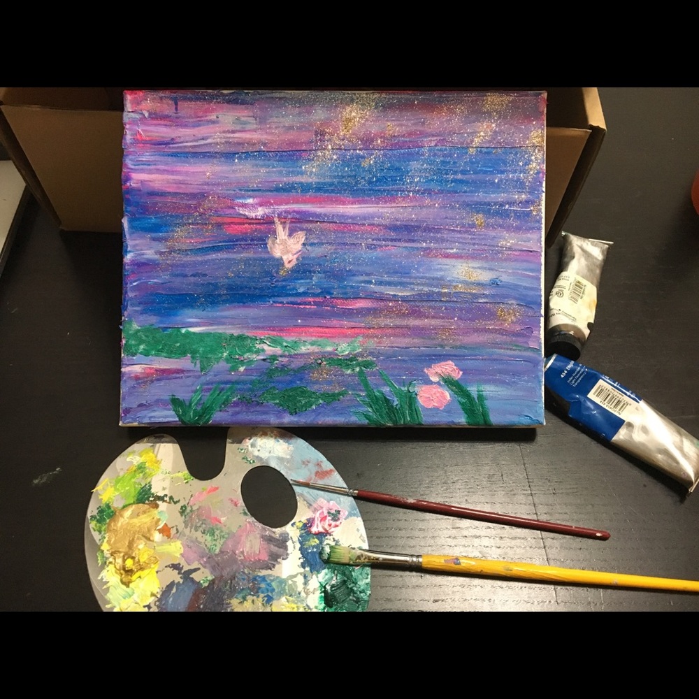 Oil Painting on Canvas. Only one